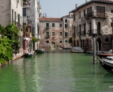 Old Canal in Venice Colour